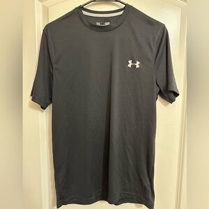 Under Armor Workout Tee, S, Black (HeatGear)